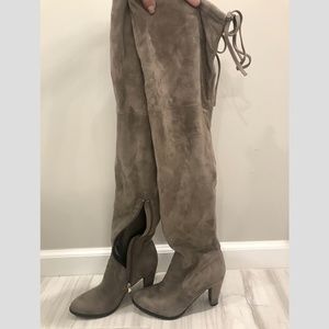 Gray Over the Knee Boots - Catherine Malandrino
